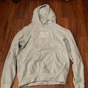 Baby blue hoodie